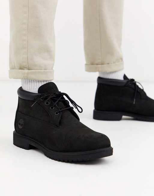 Black store chukka timberlands