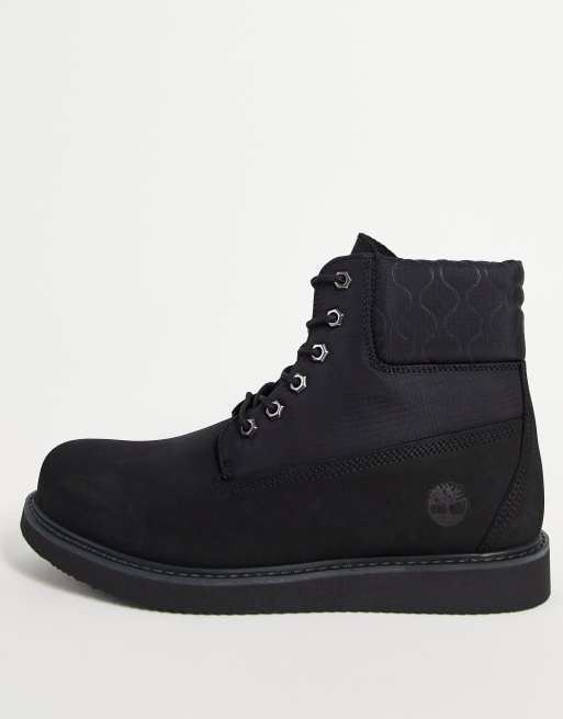 Timberland Newmarket II Quilted boots in black | ASOS