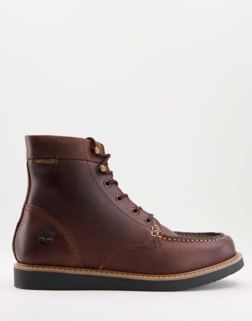 Timberland tall cheap brown boots