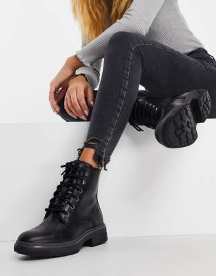 womens black heeled timberland boots