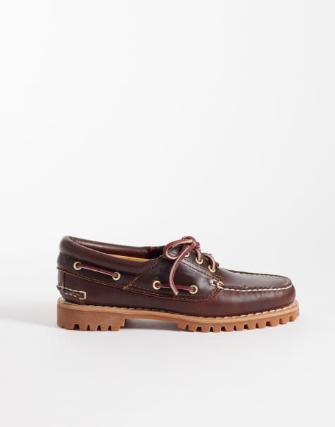 Timberland - Noreen - Náuticos marrones con 3 pares de ojales de cuero - view 1