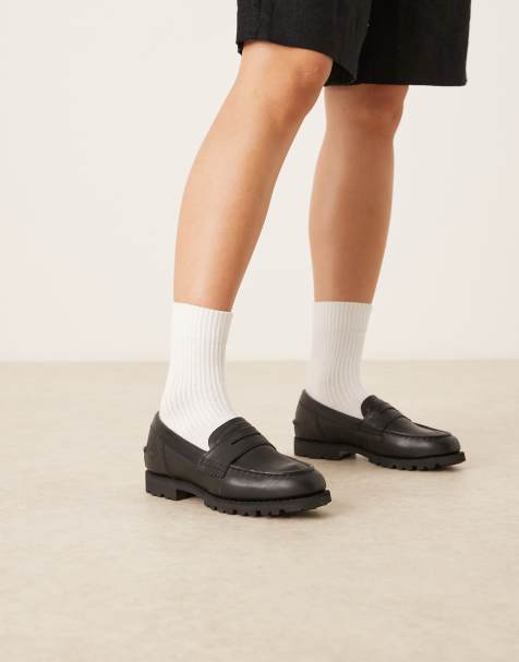 Timberland – Noreen – Penny Loafer aus schwarzem Leder - view 1