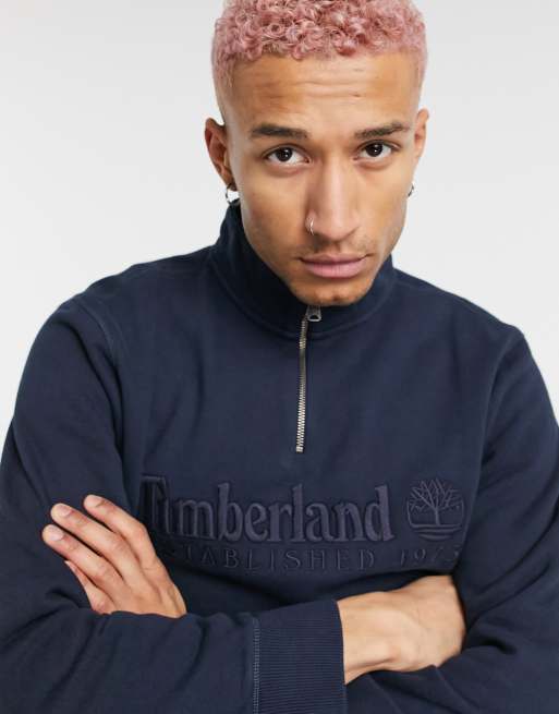 Timberland zip outlet jumper