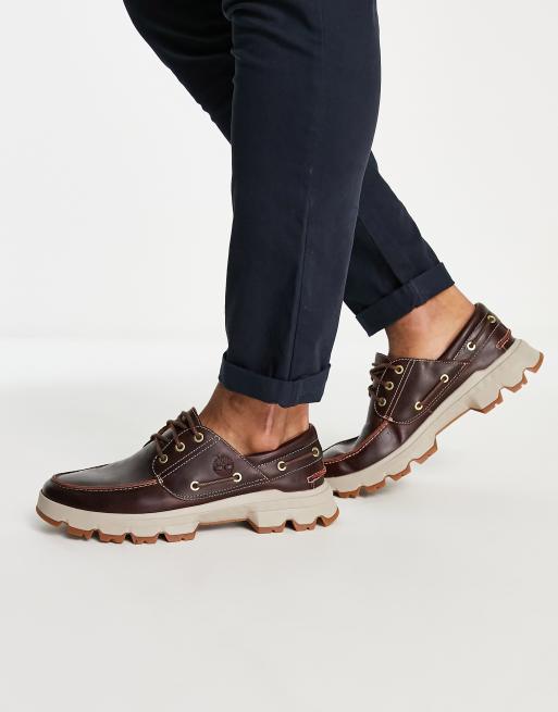 Timberland – Original – Brązowe buty żeglarskie 