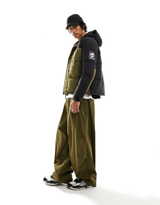 Timberland - Outdoor Archive - Gewatteerd jack in zwart/groen