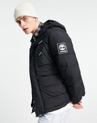 Timberland Outdoor Archive puffer jacket in black