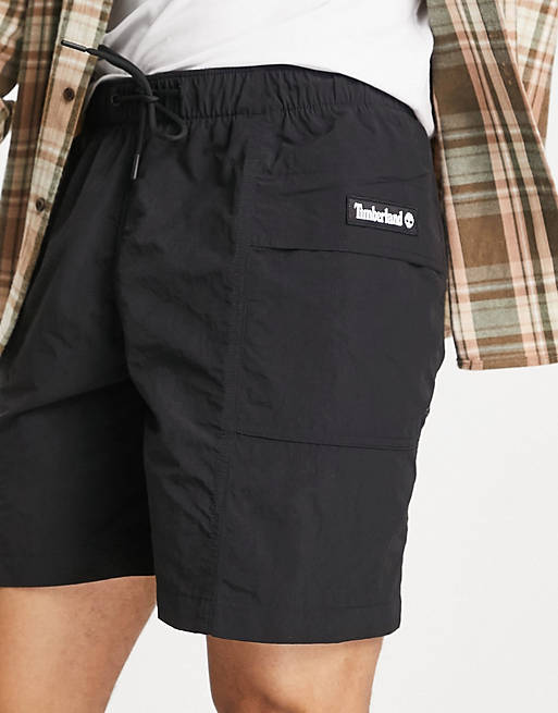 Timberland Outdoor Archive Trail shorts in black