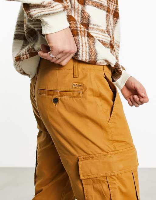 Timberland Outdoor heritage cargo trousers in wheat tan