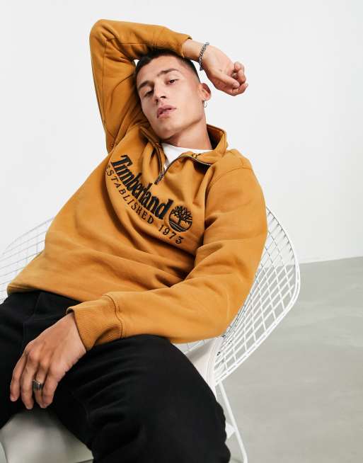 Timberland Outdoor Heritage Established 1973 1 2 zip sweatshirt in