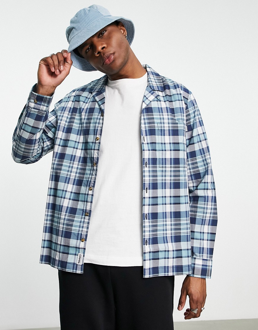 Timberland Outdoor Heritage plaid shirt in blue