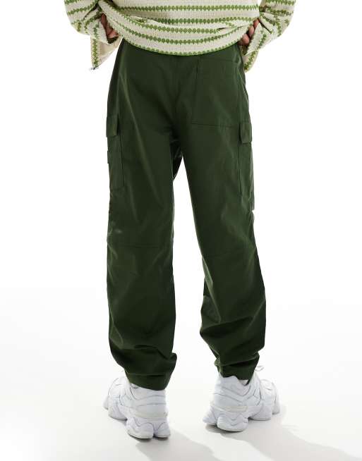 Timberland - Pantalon cargo classique en tissu ripstop avec logo - Vert, 2 de 5
