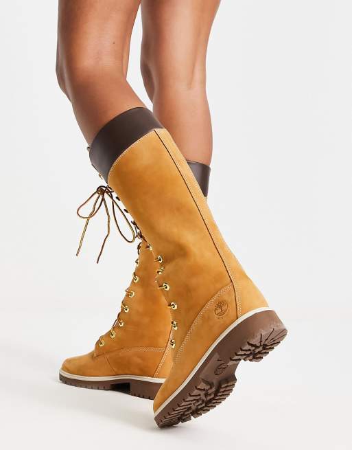 Timberland 14 shop inch boots wheat