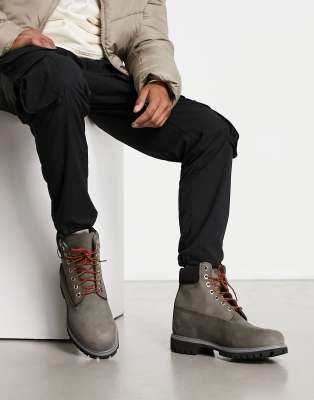 Timberland Premium 6-inch boots in gray