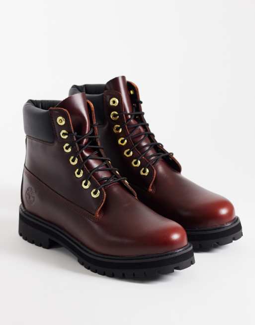 Timberland premium 6 inch boots in purple, 2 of 4