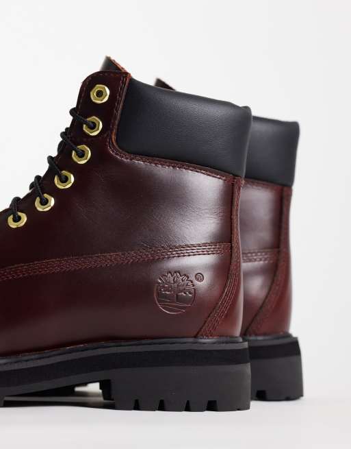 Timberland premium 6 inch boots in purple, 3 of 4