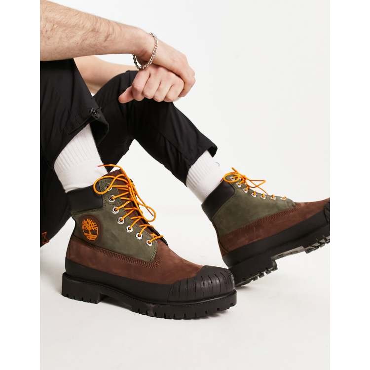 Timberland Premium 6-inch rubber toe waterproof in brown | ASOS