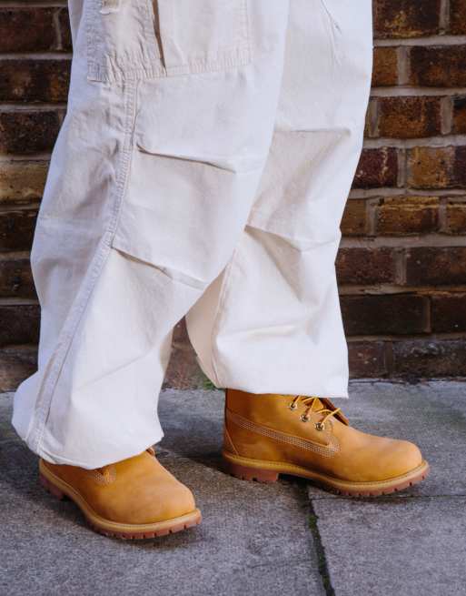 Timberland - Premium - 6-tommer støvler i hvedebrun nubuck, 3 af 7