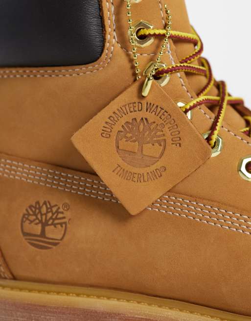 Timberland – Premium – 6-Zoll-Stiefel aus Nubukleder in Weizenbraun, 5 von 7