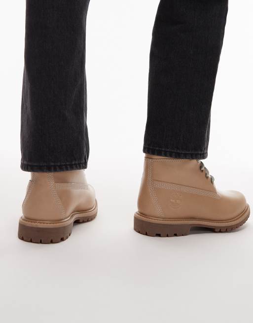 Timberland – Premium – Beige boots på 6 tum i läder, 4 av 4