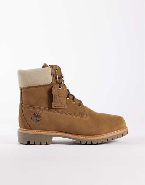 Timberland Premium – Brązowe, zamszowe botki 6-calowe - view 1