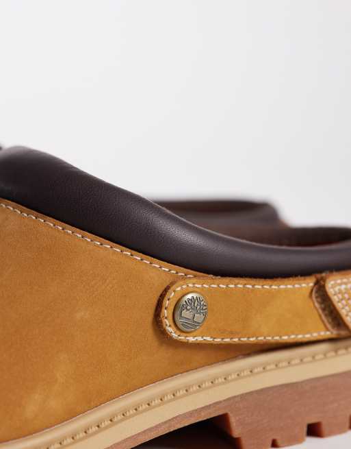 Timberland – Premium – Ljusbruna skor i nubuckläder med öppen häl, 2 av 4