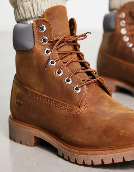Timberland – Premium – Roströda boots, 6 tum höga, 3 av 4