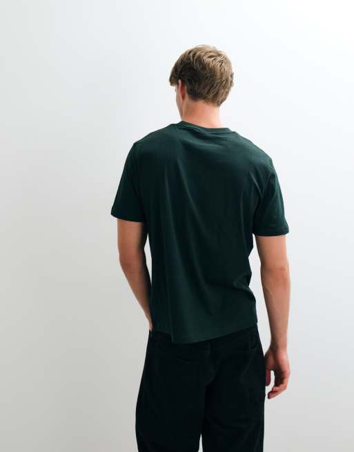 Timberland Print stack logo short sleeve tee in scarab, 5 of 5