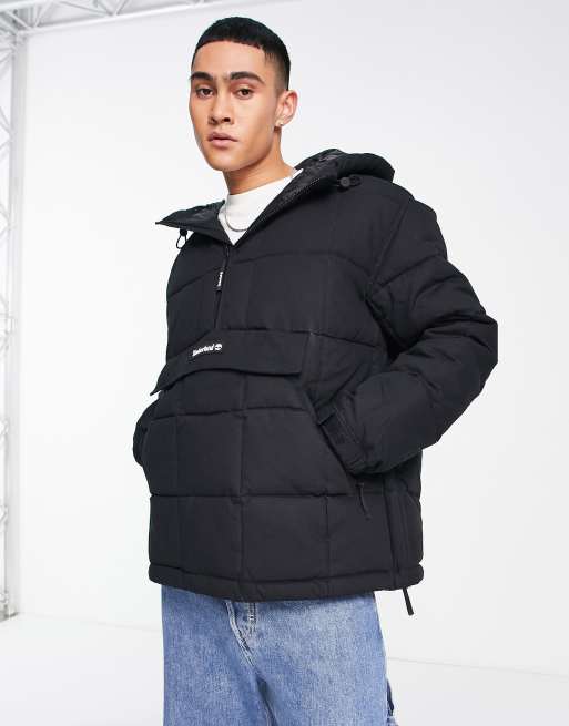 Timberland Progressive Utility puffer jacket in black | ASOS