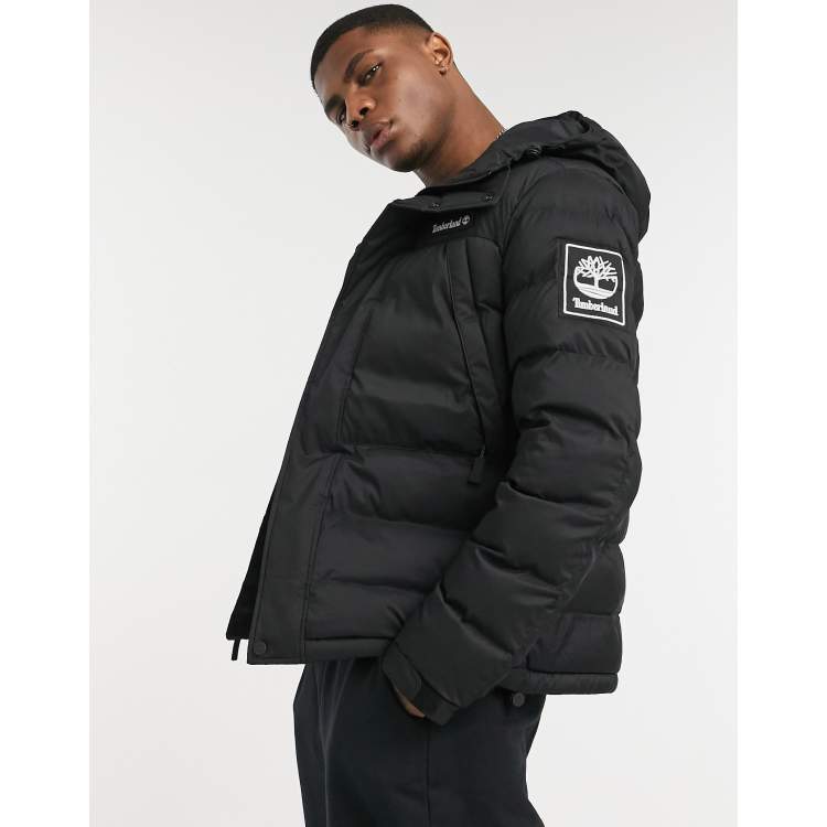 Timberland black cheap puffer jacket