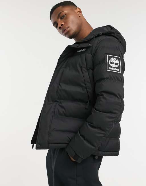 Timberland black puffer on sale jacket