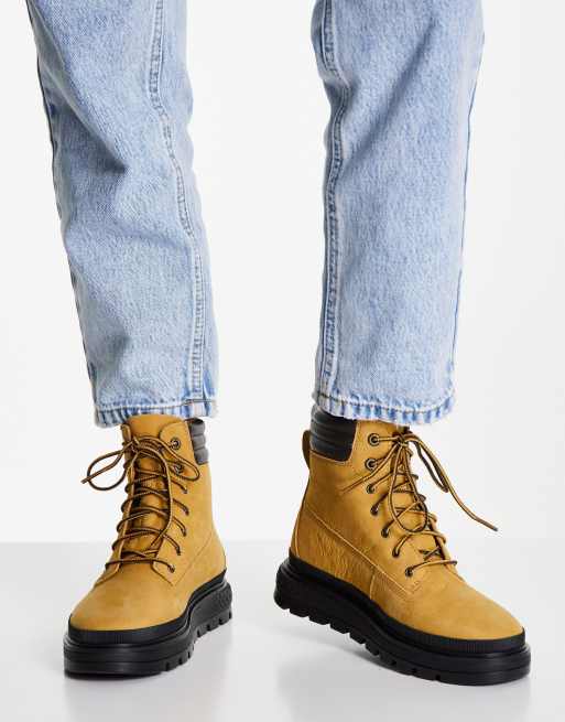 Timberland - Ray City - 6 tommer støvler i gyldenbrun hvede , 2 af 4