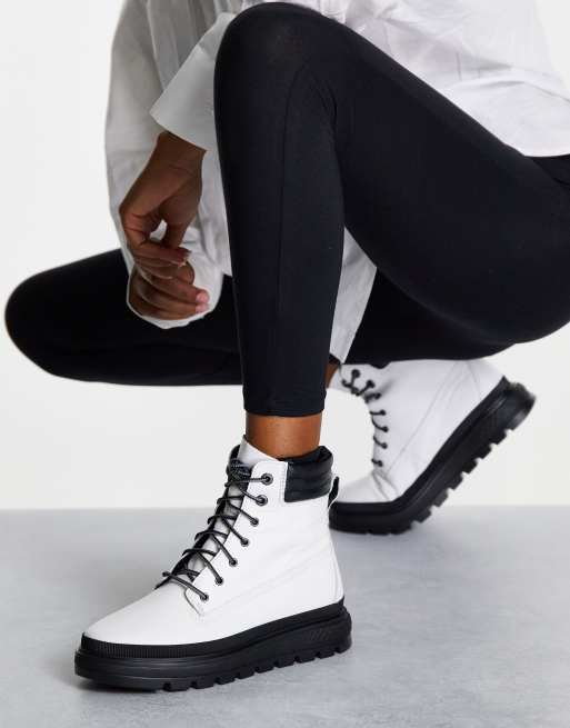 Timberland - Ray City - 6-tommer støvler i hvid 