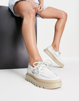 Timberland Ray City boat shoe in white