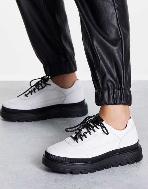 Timberland Ray City Oxford loafers in white/black | ASOS