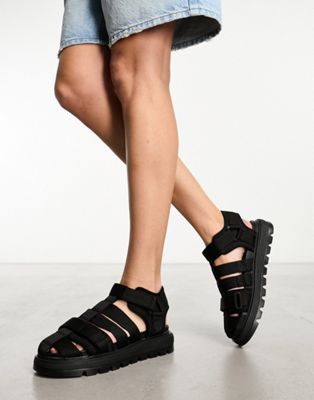 Timberland ray city sandals in black - ASOS Price Checker