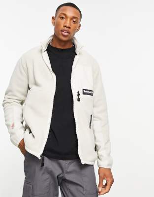 Timberland Re-issue Polartec Fleece Jacket In Off White-brown | ModeSens