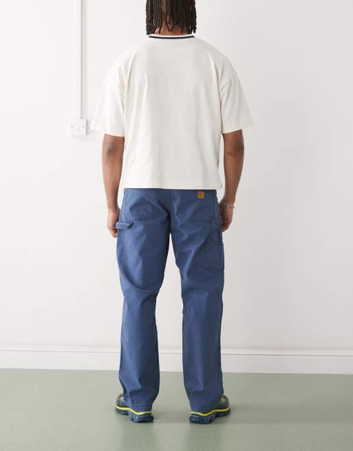 Timberland - Rindge - Timmermansbroek van canvas in marineblauw met wassing, 2 van 5