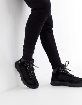 timberland black suede