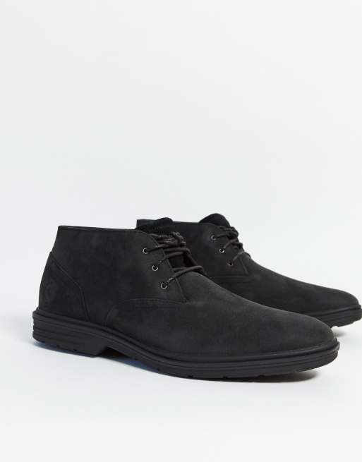 Timberland Sawyer Lane waterproof chukka boots in black ASOS