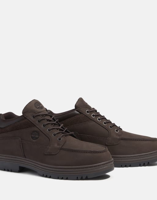 Timberland Schnürschuh in Dunkelbraun aus Nubuk, 2 von 4