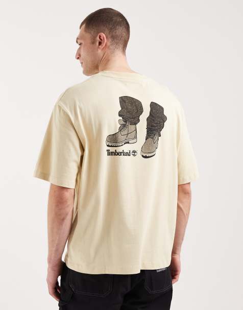 Timberland Short-sleeve ''timbs on my feet'' graphic tee in putty - view 1