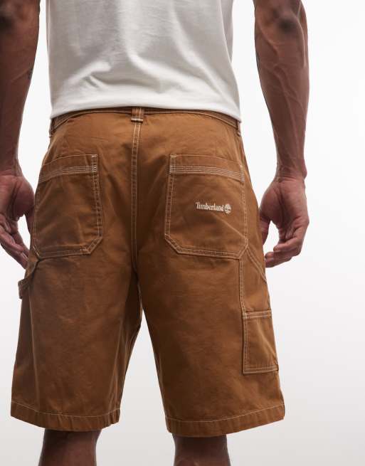 Timberland - Short style charpentier en toile Duck Canvas - Botte de blé délavé foncé, 2 de 5