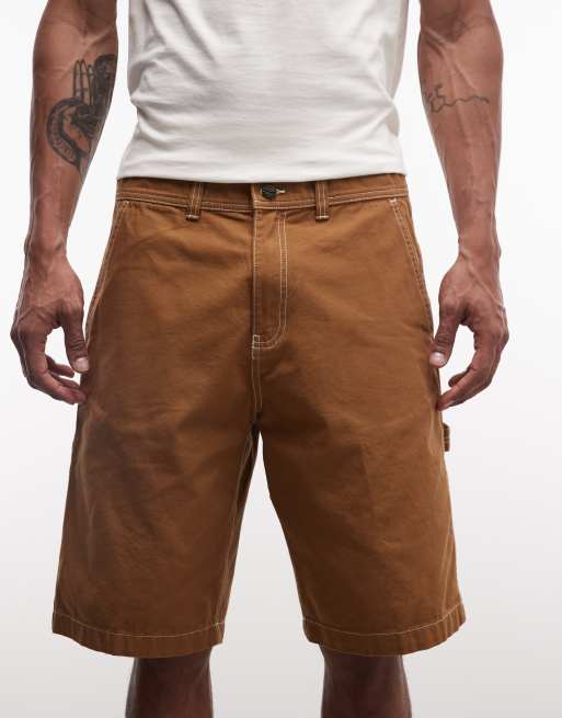 Timberland - Short style charpentier en toile Duck Canvas - Botte de blé délavé foncé, 5 de 5