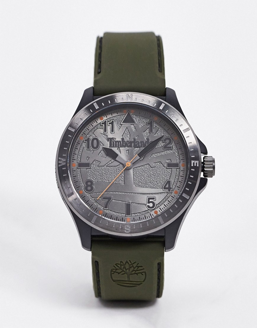 Timberland silicone watch in black