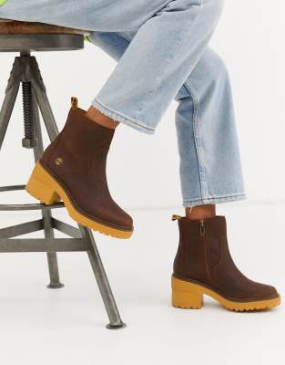 timberland brown ankle boots