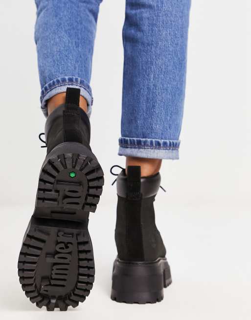 Timberland Sky 6in lace up boots in black, 2 of 4