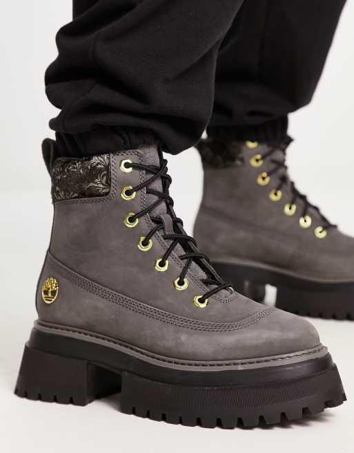 Timberland lace up sales boots