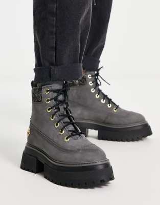 Lacet shop timberland gris