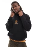 [Timberland] Timberland small logo hoodie in black Chest 36-38 BLACK