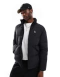 [Timberland] Timberland small logo puffer jacket in black Chest 39-41 BLACK